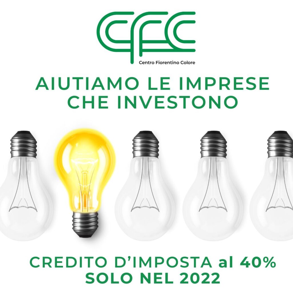 CFC CREDITO IMPOSTA 4.0 2022